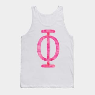 Watercolor Phi greek later Tank Top